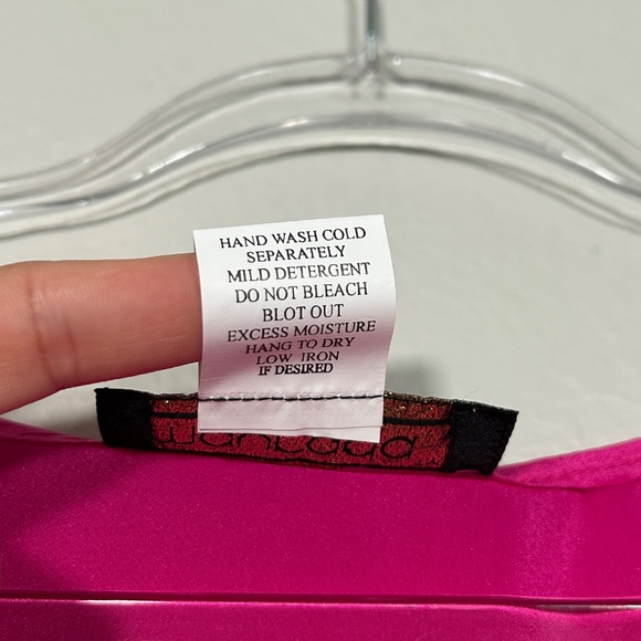 Maurada vintage plus size 1X sleeveless top pink 100% silk boxy - Picture 9 of 9